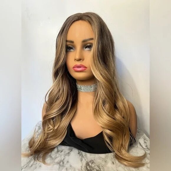 Other - Balayage long wig Brown to Blonde Wavy hair